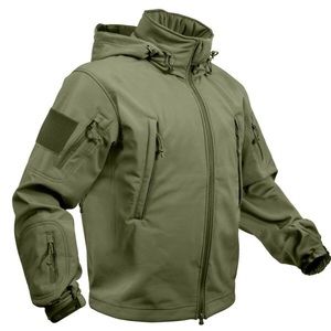 Free Soldier Tactical Hooded Soft Shell Jacket. L.